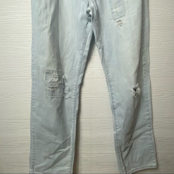 Calvin Klein Jeans Light Wash With Surf Repair Size 33 - Picture 3 of 12